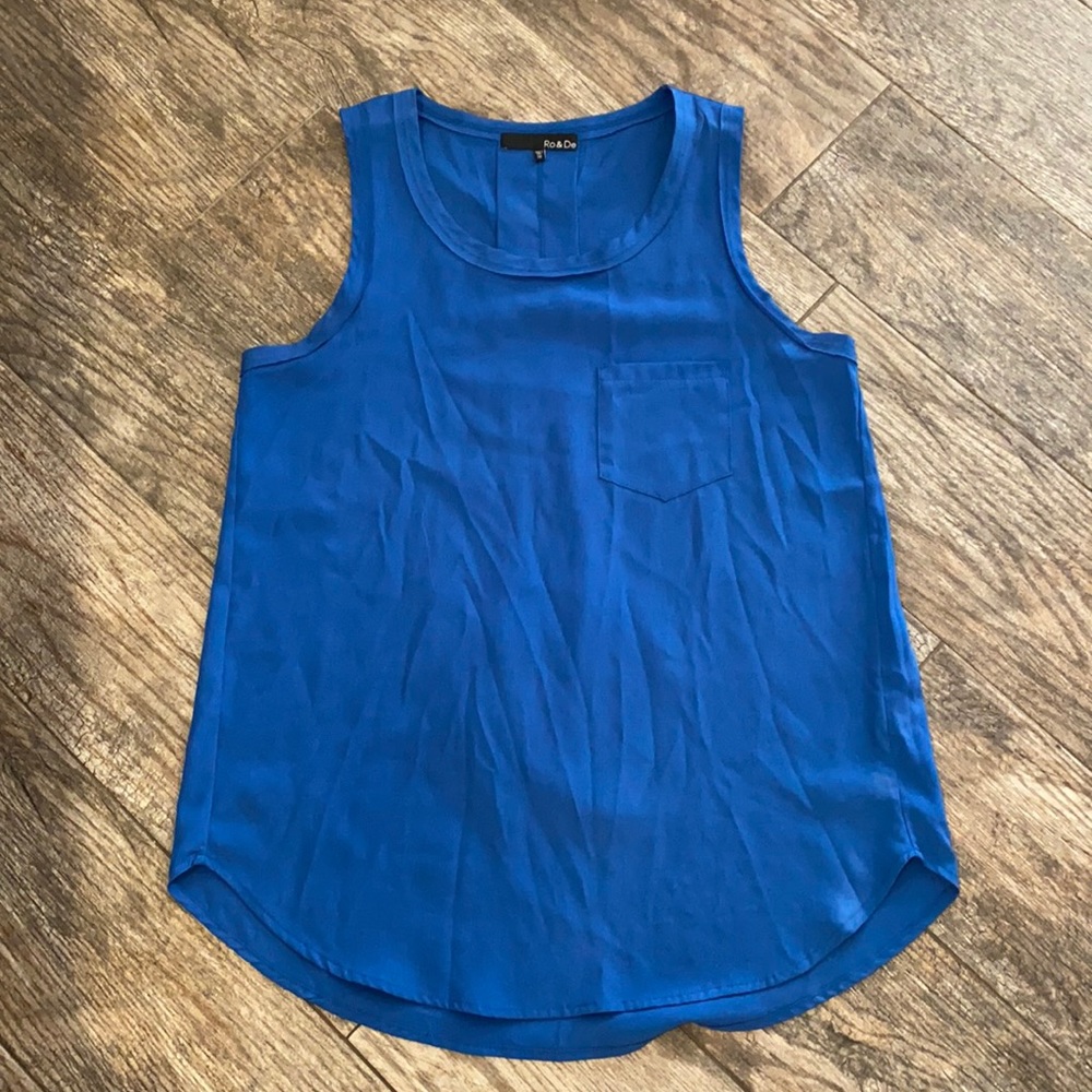 Ro & De Blue Tank Top
